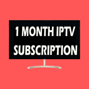 1 MONTHS IPTV SUBSCRIPTION